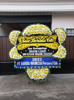 Papan Bunga Duka di Giricahyo